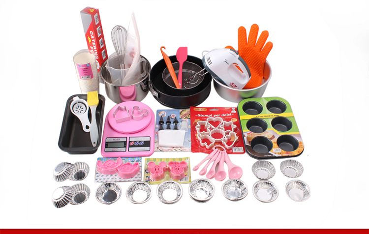 千团精工烘焙工具套装西点器具蛋糕模具烤箱用新手烘培工具套餐 没有打蛋器和电子称