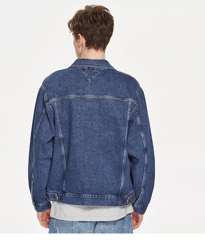 tommy jeans 男装牛仔外套-dm0dm04608of 牛仔蓝911 m