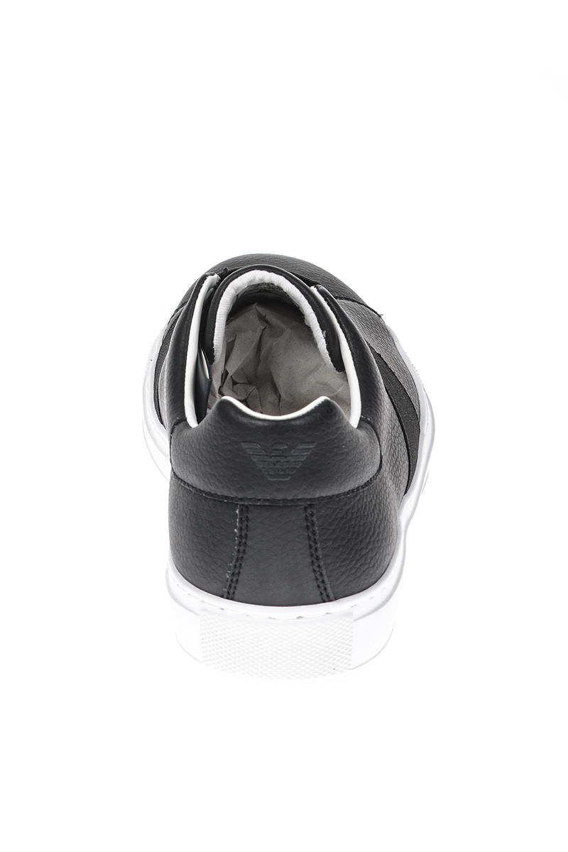 阿玛尼armaniaj板鞋男士时尚简约百搭休闲低帮舒适套脚9350787a423