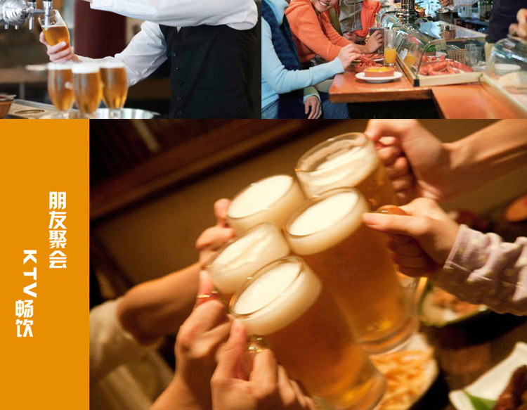 莱珍斯 3L幻影者酒炮 啤酒机 饮料机 带灯光冰柱 红色