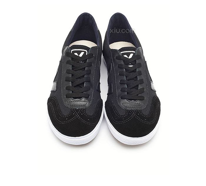 veja 中性volley拼接帆布鞋 黑色 43