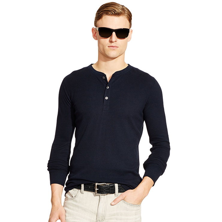 polo ralph lauren/拉夫劳伦 高端黑标系列 男士长袖t恤 65723966