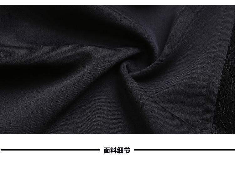 2016春秋冬新款女韩版蕾丝拼接防走光半身裙蓬蓬百褶裙短裙830 黑色 S
