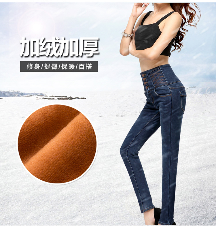 蜜菲雪2017春装新款韩版女装时尚长裤小脚休闲裤子修身铅笔裤显瘦女士西裤外穿打底裤女 宝蓝色 L(28)
