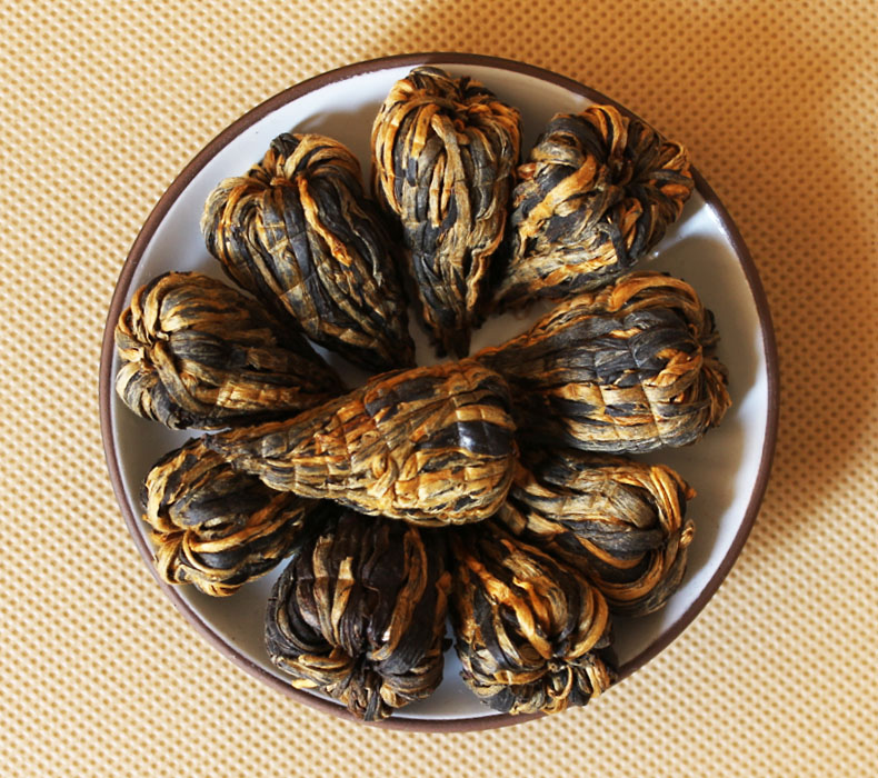 茗纳百川 2022年早春滇红 茶叶 手工宝塔红茶 滇红茶 云南凤庆红茶