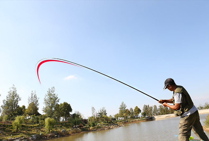 东澳 轻量极鱼竿碳素超轻超硬高碳设计竞技钓竿渔具垂钓用品28调台