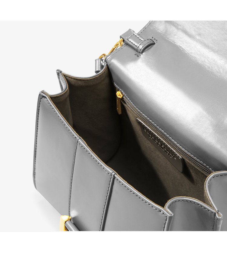 coupdefoudre轻奢cdf名品专柜款2018春夏新款真皮头层牛皮单肩手提包