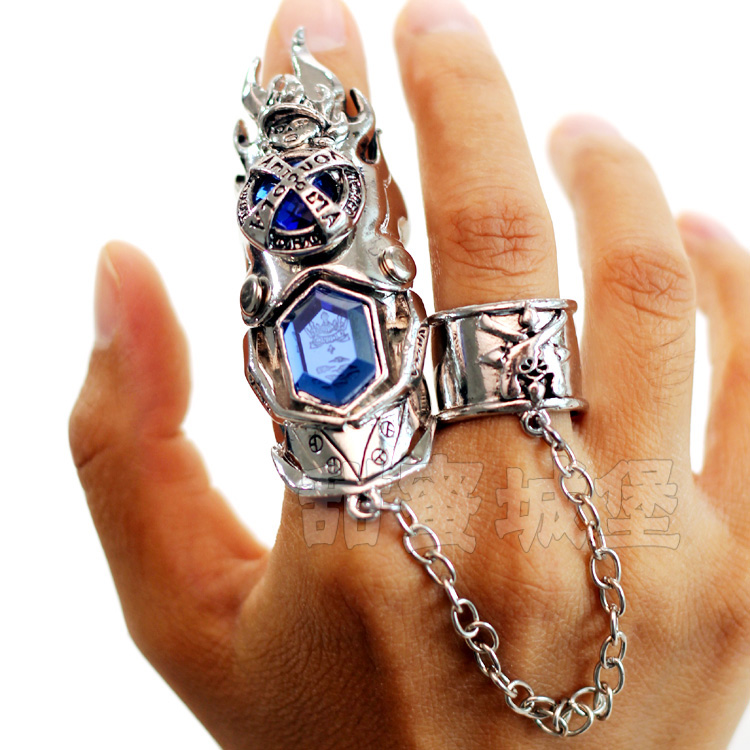 甜蜜城堡家庭教师戒指纲吉大空彭格列甲胄齿轮指环家教戒指精美盒装