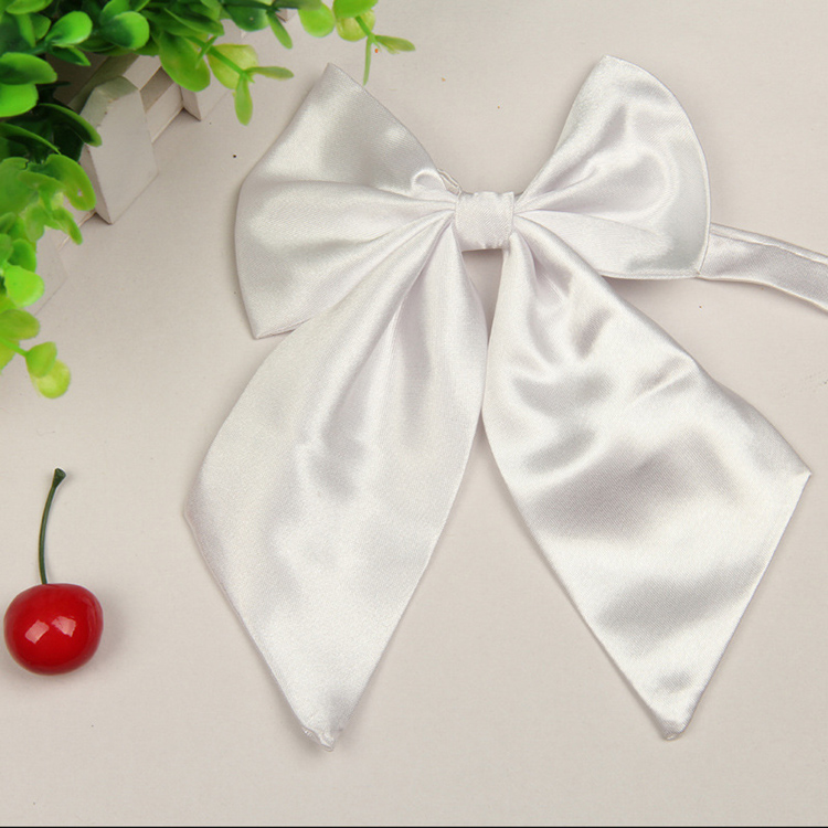 茉蒂菲莉 女士领花 银行酒店学生职业装纯色领花 黑色