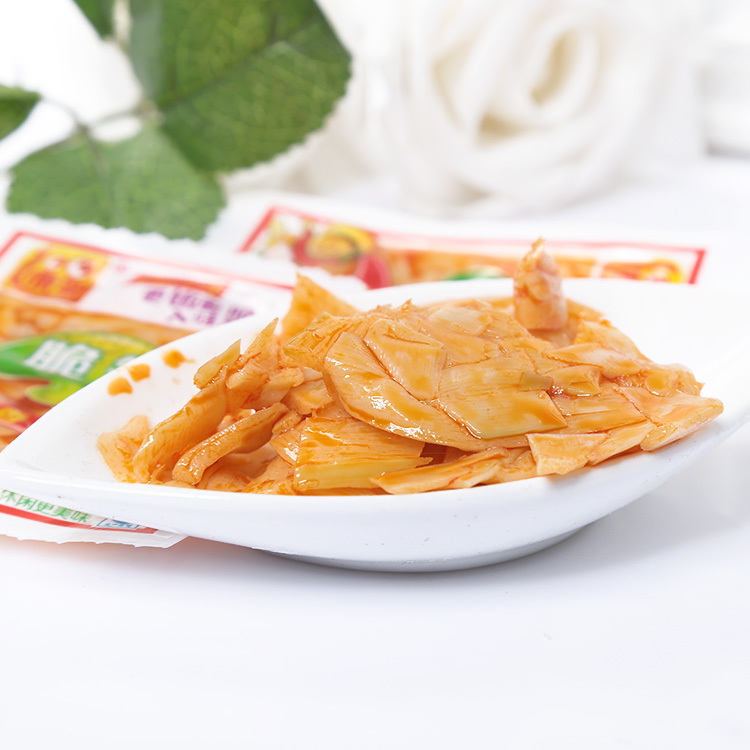 康笑 香辣味脆笋500g 香辣红油脆笋 小包装 休闲零食 四川特产 香辣味