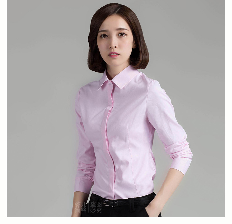 
                                        mineeor2017春装新品衬衫女长袖韩版女装百搭纯色镂空花边袖立领打底 长袖-白色 M                