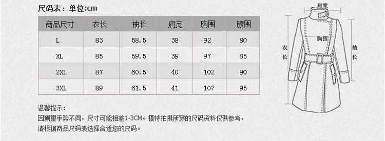 纤朵魅2015秋冬新款毛呢大衣女中长款韩版大毛领双排扣呢子外套女#N1067 黑色   XL