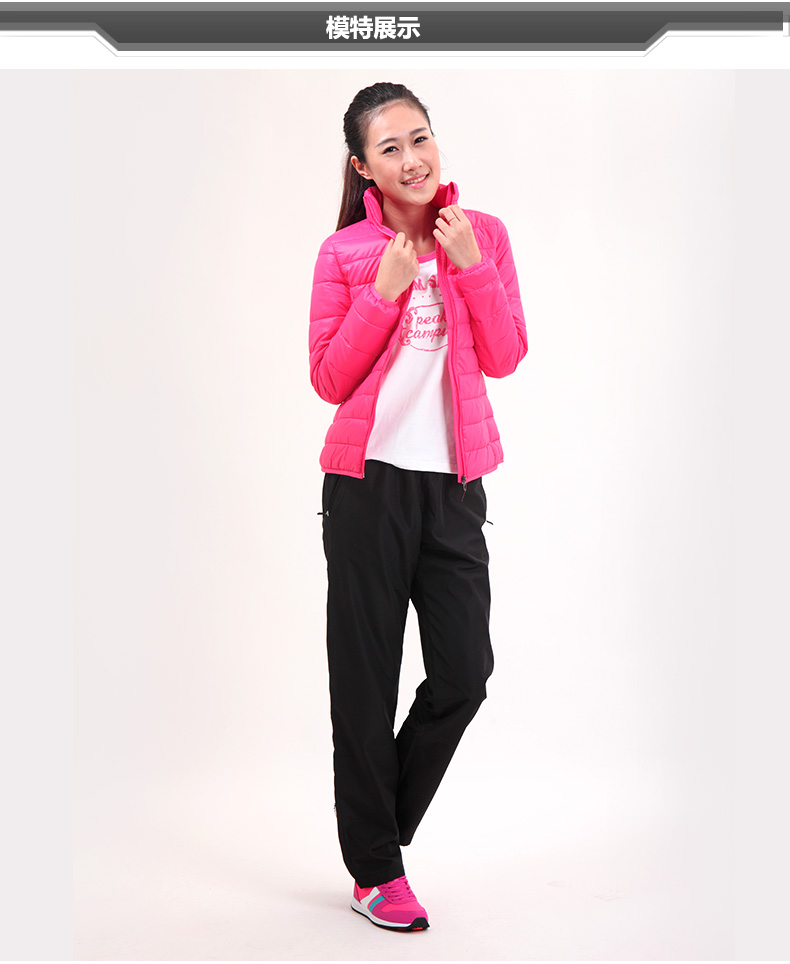 peak/匹克女子棉服情侣款秋冬季保暖轻盈防风舒适运动棉衣f544388
