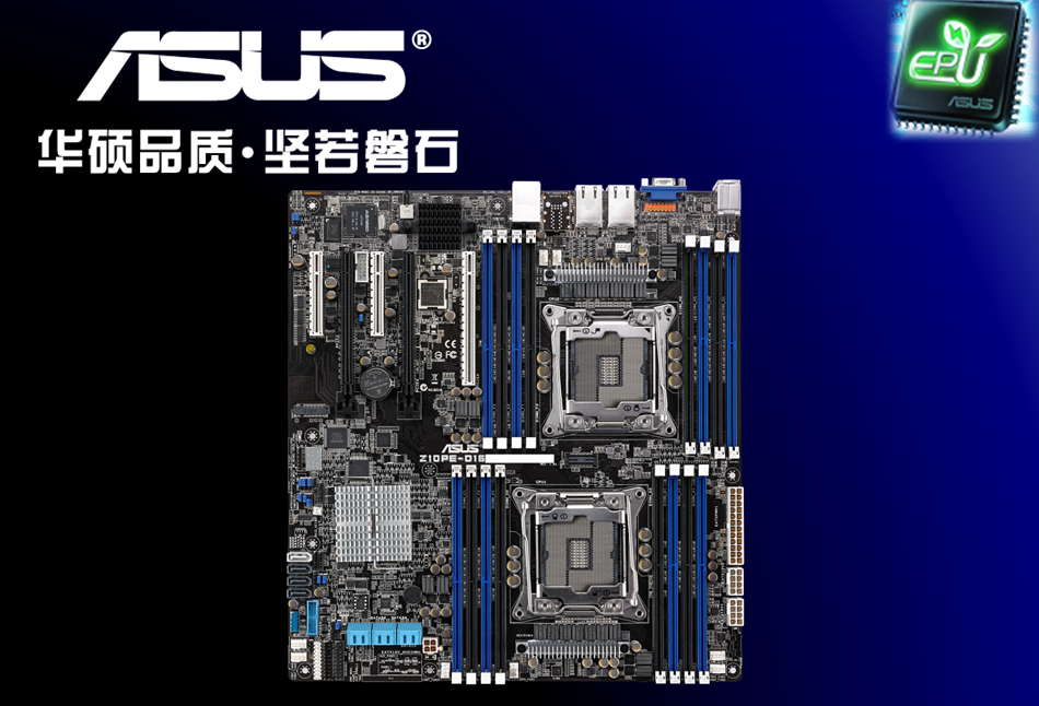 asus华硕z10pe-d16/10g-2t 2011针脚服务器主板支持e5-2600v3