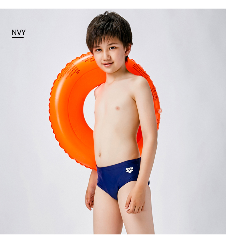 阿瑞娜arena儿童游泳裤男童三角泳裤速干泳裤arnc71jblu天蓝15015075