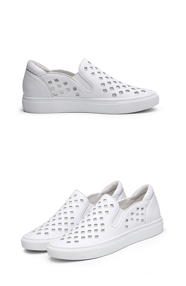 轻奢时尚品牌 法玛莎2016春夏新款女鞋 牛皮女单鞋圆头网状休闲舒适套