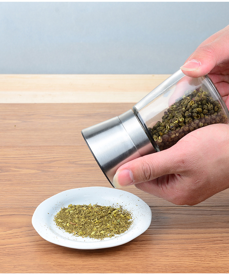 厨房diy/小工具 美之扣 美之扣 胡椒研磨器手动研磨瓶家用磨胡椒粉