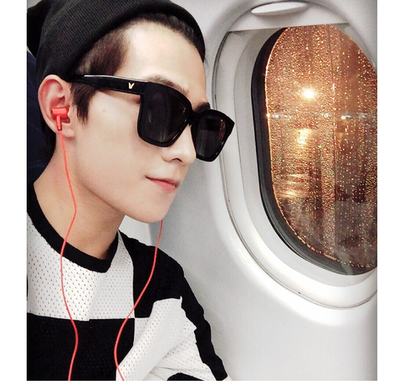 立米偏光近视太阳镜男大框方形复古墨镜女明星同款开车驾驶眼镜可配