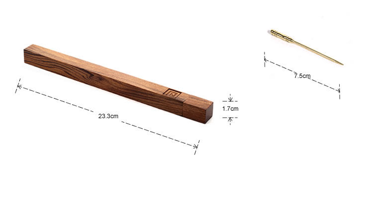 百工制器（CRAFTS CREATE）觅静 回纹镂空木艺熏香炉礼盒四件套 酸枝木