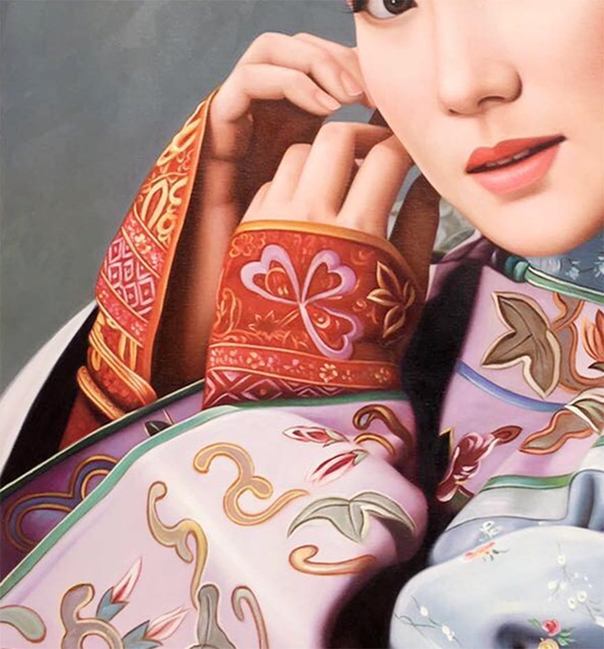 陈浩《贵夫人》 布面油画