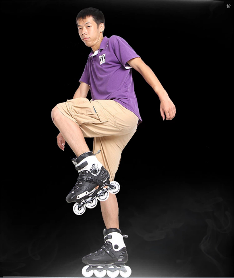 力星溜冰鞋 轮滑鞋成人男女旱冰鞋f1花式直排 平花鞋 滑冰鞋花式平花