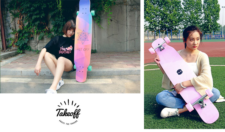 takeoff专业舞板抖音初学者入门滑板刷街男女生四轮青少年长板冰岛之