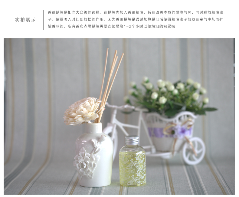 
                                        香氛空间 无火香薰套装 室内香薰精油 无烟香薰瓶 养生器械 套装 茉莉                
