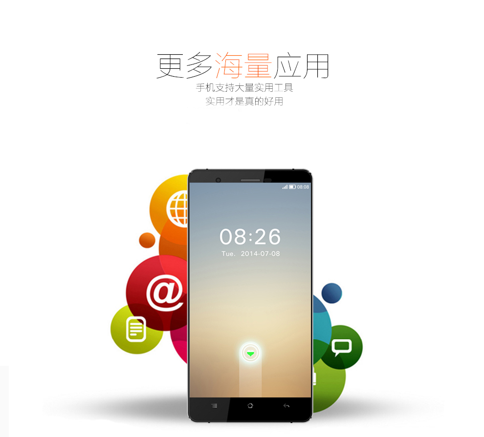 海尔 (Haier)  海乐1（HL-Y1） 移动双4G智能手机 宇光白