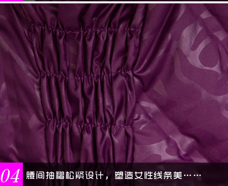 南极人秋冬中老年修身羽绒内胆无袖马甲背心女款 内外穿半袖背心马甲无缝羽绒保暖内衣 8066 绿底黄金花 XL(170/92B)