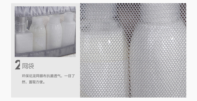 
                                        文艺青年 洗漱袋化妆包透气男女出差旅行收纳袋 藏青色                