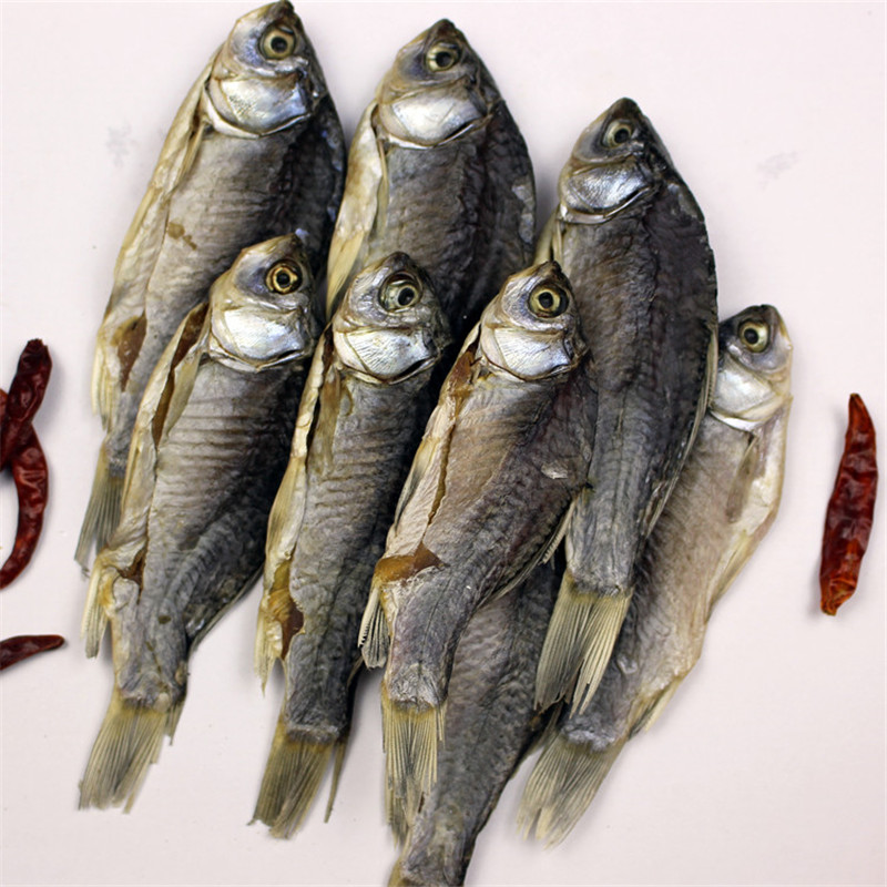 大菜园鲫鱼干鲫鱼风干小咸鱼干腊鱼淡水小鱼500g