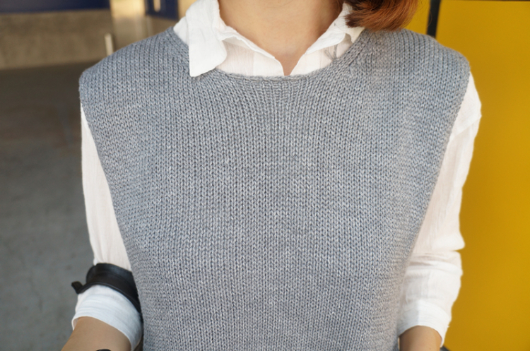 芳妍丽芸 套头马甲背心c3 灰色 均码