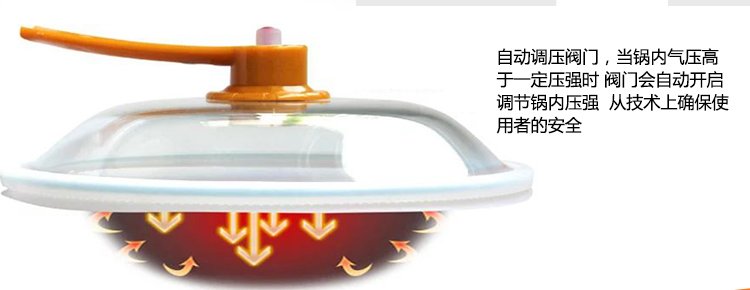 御美达 黄金锅炒锅不粘锅平底32cm无油烟炒锅 健康养生锅真空节能炒锅电磁炉通用锅具 黄色
