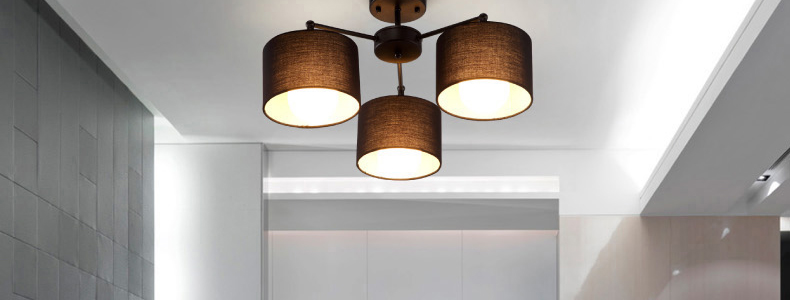 八度现代简约书房客厅灯卧室灯大气餐厅圆形北欧灯具灯饰 韩式吸顶灯