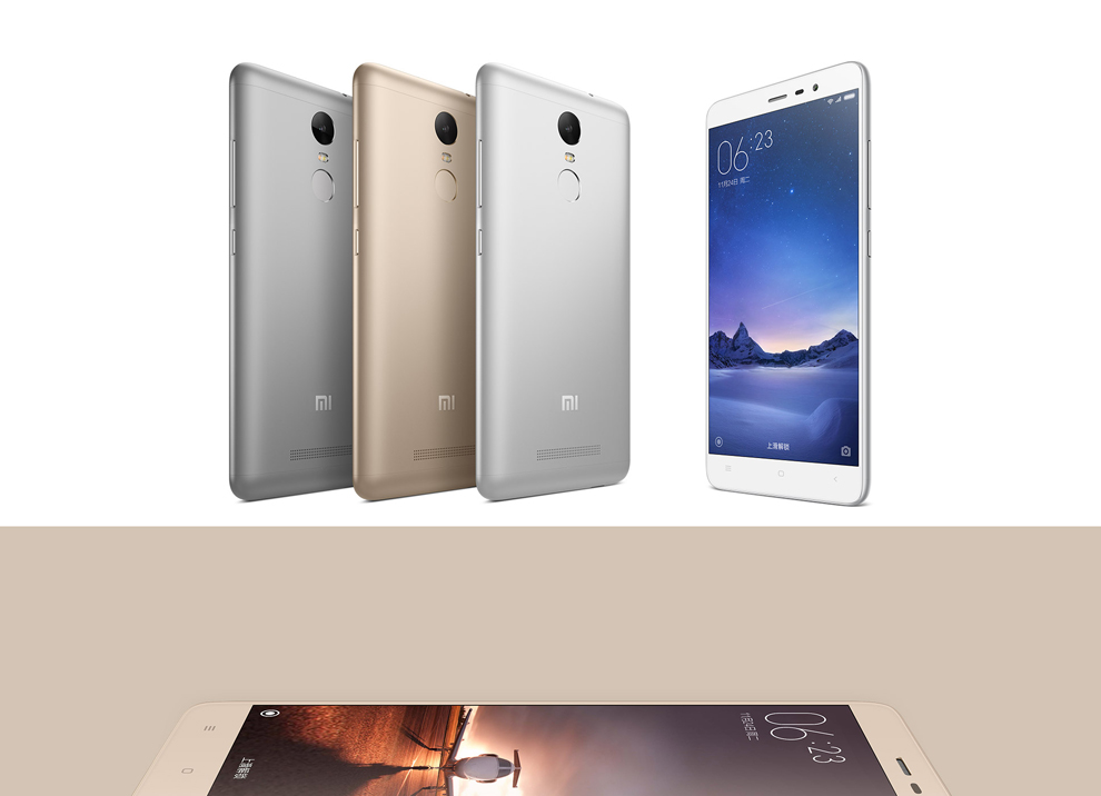 小米(mi)红米note3 双卡双待手机 全网通增强版(3g ram 32g rom)标配