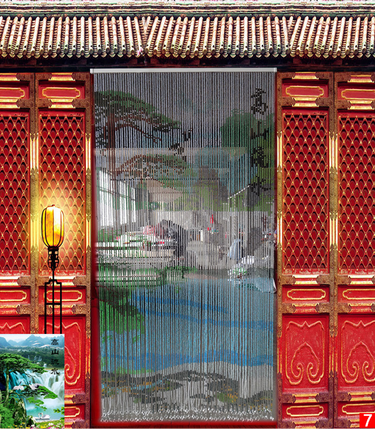 大创梦帘 门帘珠帘水晶隔断珠帘客厅珠帘艺术珠帘创意珠帘水晶珠帘装饰珠帘 标价为1平米的价格 标价为1平米的价格