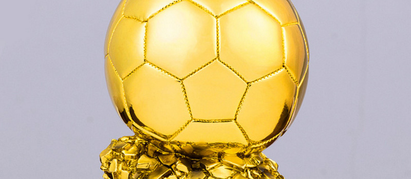 世界杯足球奖杯金球奖杯mvp球员比赛奖杯球迷用品15厘米金色大号25cm