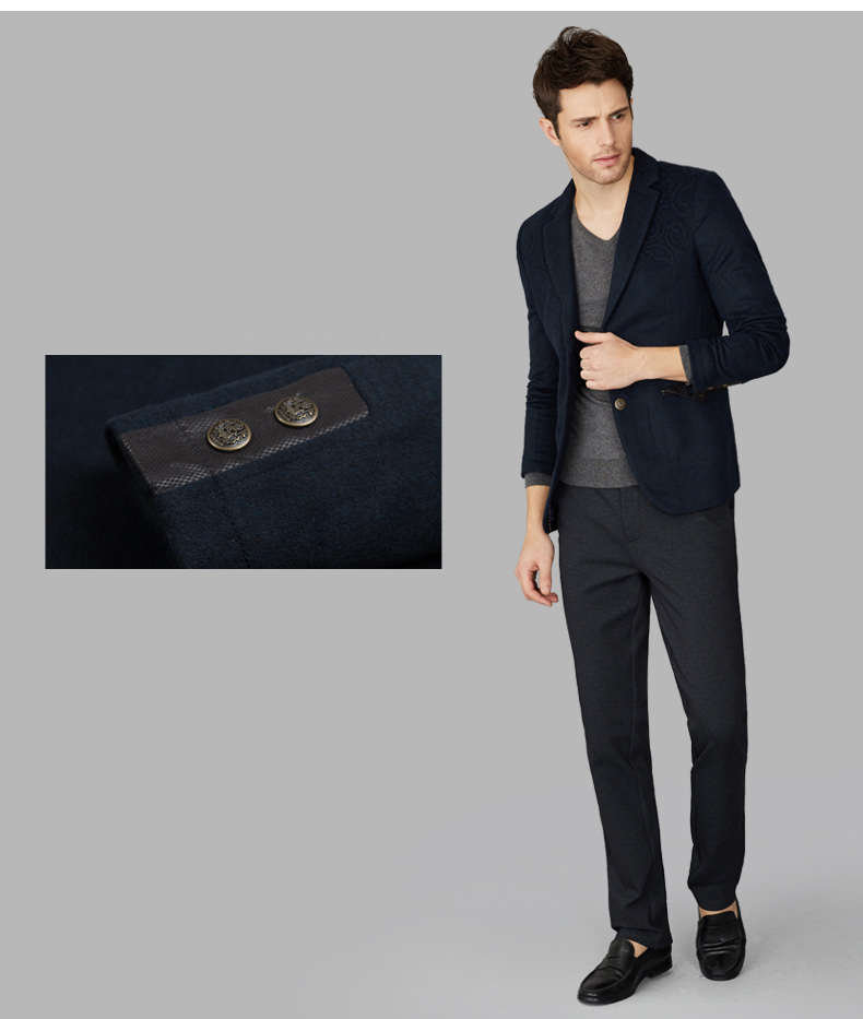 轻奢时尚品牌法玛莎 2016春夏季新品时尚潮流男士便西西服休闲修身