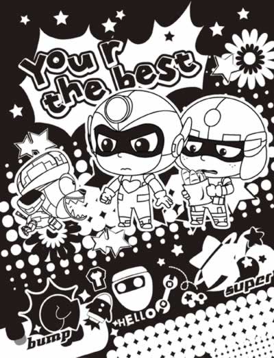 书名:开心超人刷刷刷!幻彩涂色书 原价:22.