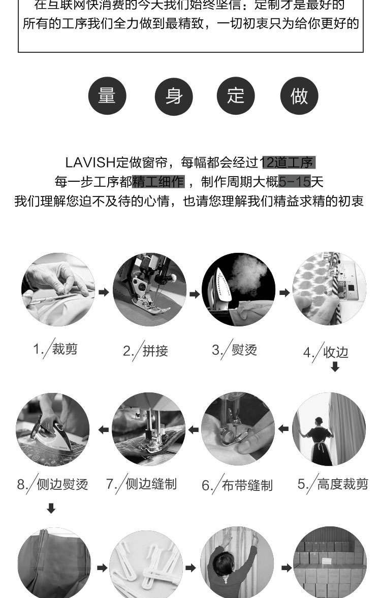 乐唯仕lavish 田园风格阳离子提花窗帘半遮光帘 迪安K-34四爪钩款 定制每米(请联系客服)