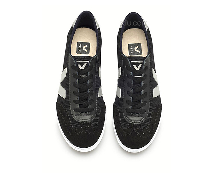 veja 中性volley拼接帆布鞋 黑色 45
