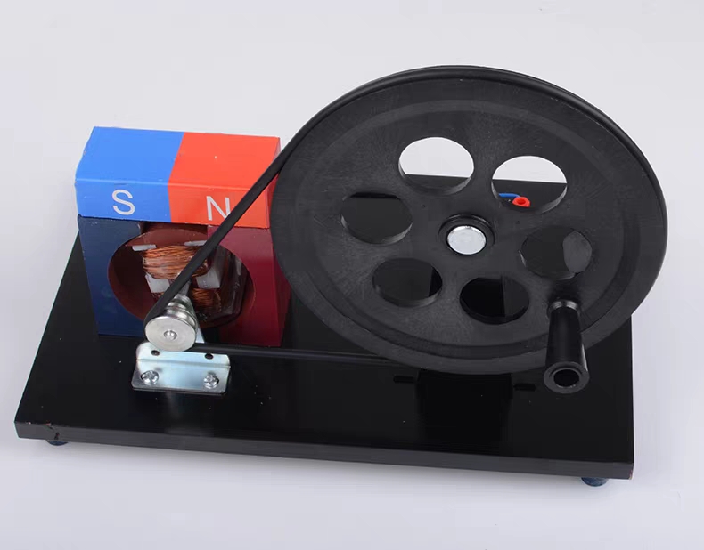 手摇发电机物理教学仪器实验器材手摇交直流发电机高品质