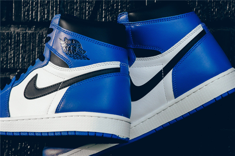 nike耐克男女鞋 air jordan1 aj1 黑蓝扣碎男女鞋板鞋篮球鞋 555088