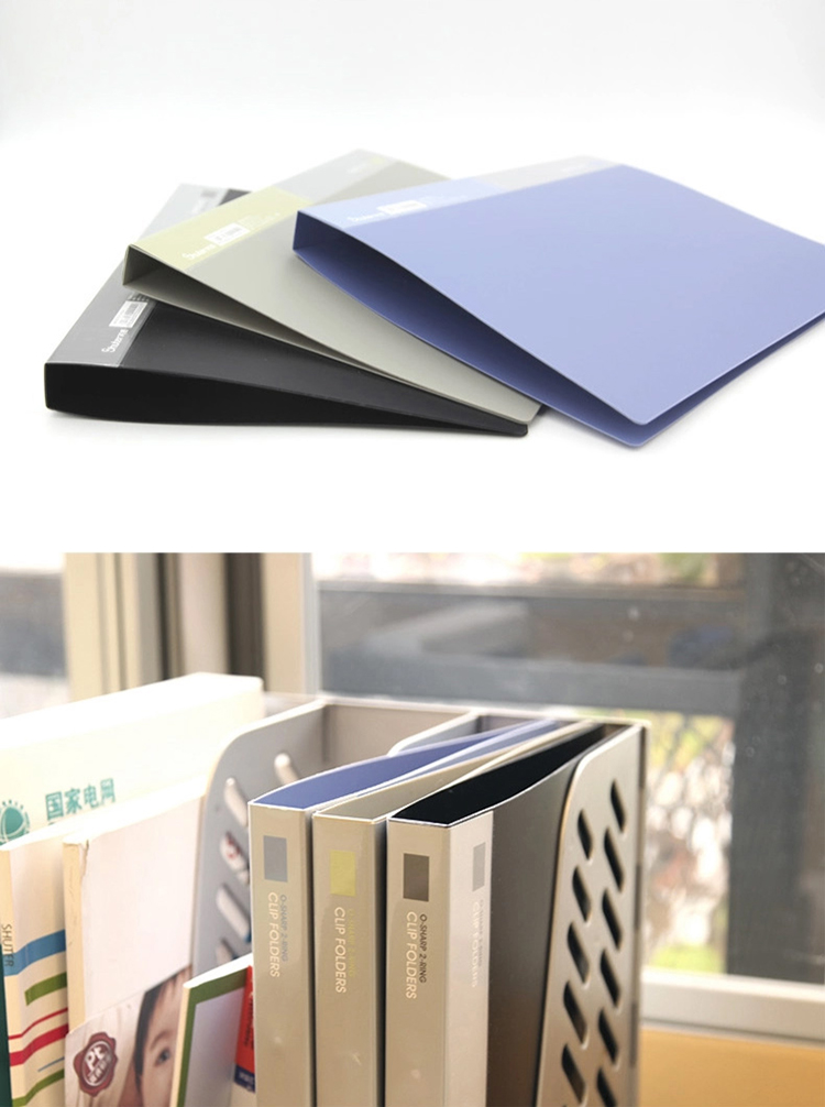 树德(shuter)t3302活页文件夹圆型两孔夹打孔夹办公用品a4规格 1个装