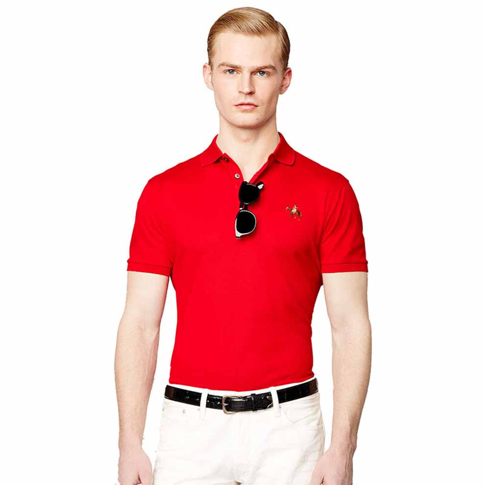polo ralph lauren/拉夫劳伦 紫标系列男士短袖polo衫13079249 medium