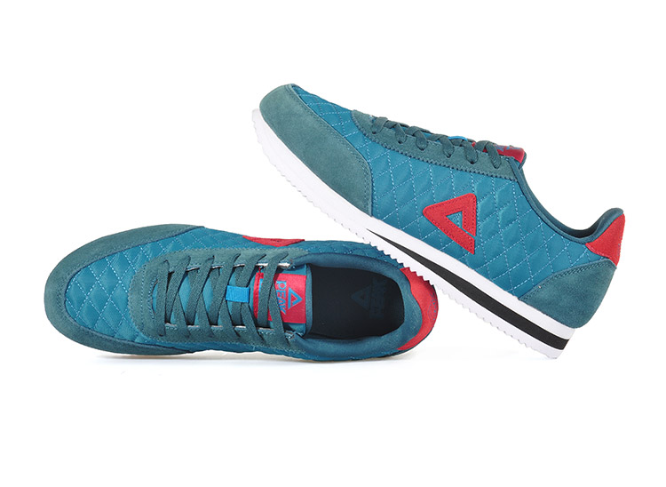 匹克(peak)男休闲鞋 阿甘鞋 de540297 天极蓝/殷红 43码