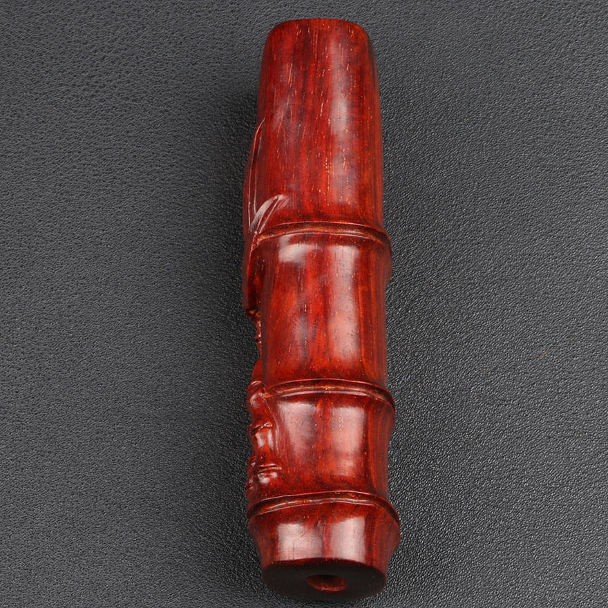 广宇工艺 印度小叶紫檀野生林老料手工精雕手把件 竹节