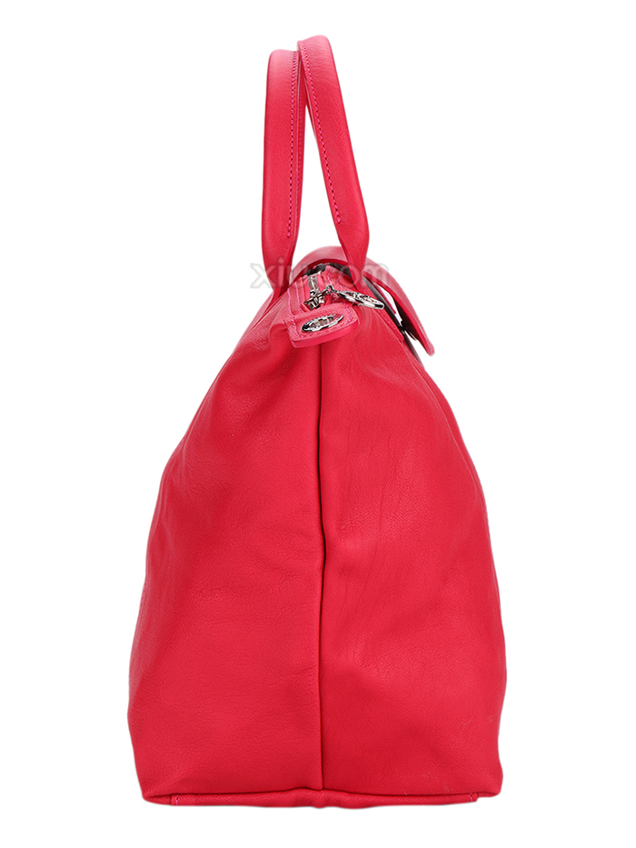 longchamp 珑骧 le pliage 系列 女士长柄小号尼龙折叠饺子包 红色 f