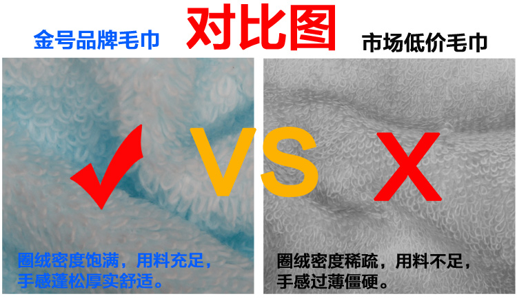 
                                                            金号毛巾简约方格条纹洗脸纯棉面巾素色可定制绣字9106 蓝色 78*33cm                