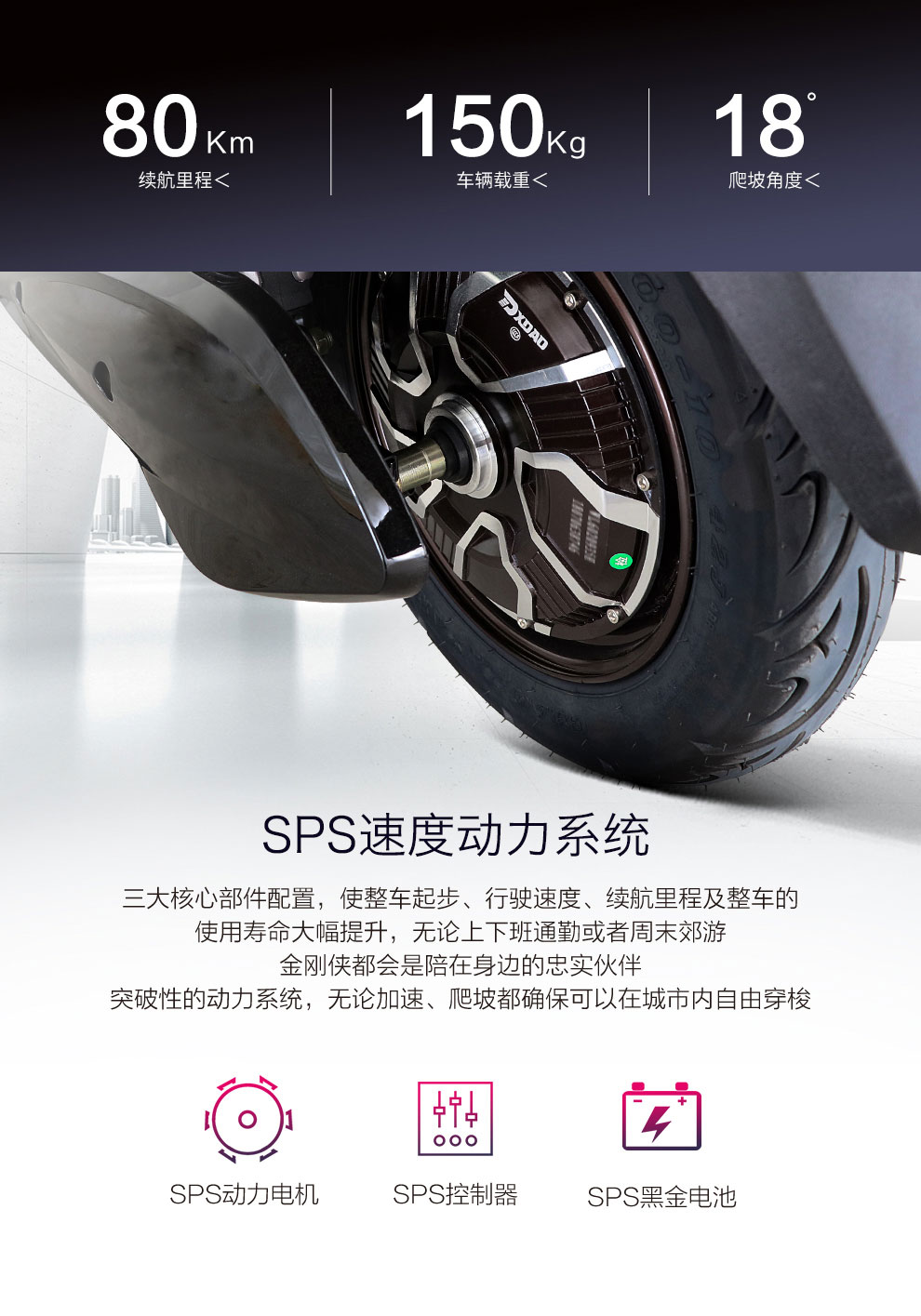 豪华版电瓶车 金刚侠 皎月白